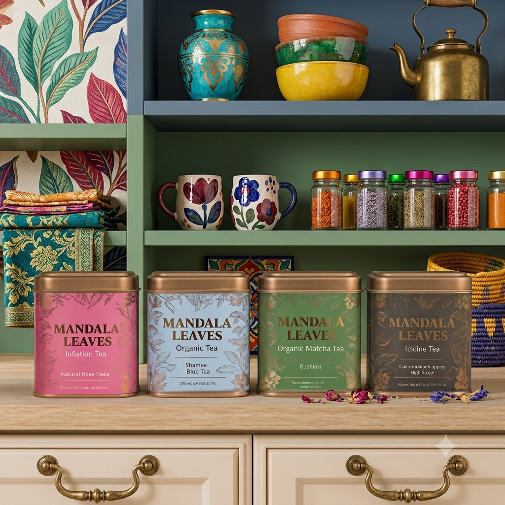 Tea Tins and Caddies