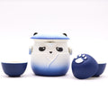 Sky Blue Panda Teapot Set with 3 Cups | Cute Tea Gift Set